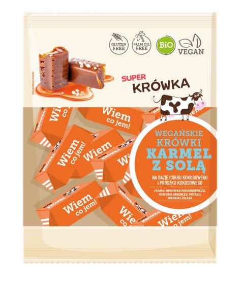 KRÓWKI SŁONY KARMEL BEZMLECZNE BEZGLUTENOWE BIO 150 g - ME GUSTO (SUPER KRÓWKA) KRÓWKI SŁONY KARMEL BEZMLECZNE BEZGLUTENOWE BIO 150 g - ME GUSTO (SUPER KRÓWKA)