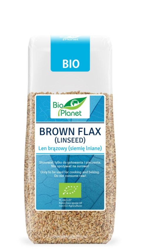 LEN BRĄZOWY (SIEMIĘ LNIANE) BIO 200 g - BIO PLANET LEN BRĄZOWY (SIEMIĘ LNIANE) BIO 200 g - BIO PLANET