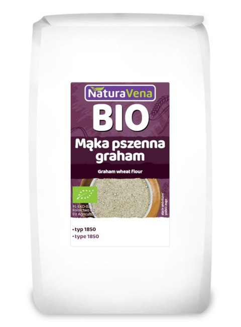 MĄKA PSZENNA GRAHAM TYP 1850 BIO 1 kg - NATURAVENA MĄKA PSZENNA GRAHAM TYP 1850 BIO 1 kg - NATURAVENA