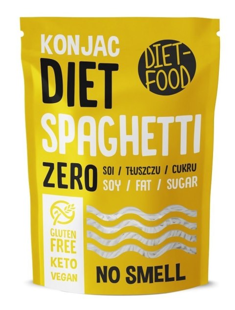 MAKARON (KONJAC) SPAGHETTI BEZGLUTENOWY 270 g (200 g) - DIET-FOOD MAKARON (KONJAC) SPAGHETTI BEZGLUTENOWY 270 g (200 g) - DIET-FOOD
