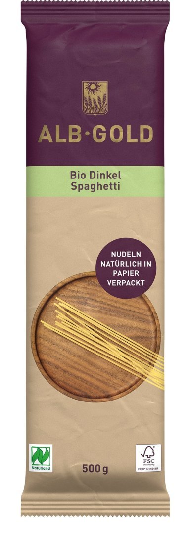 MAKARON (ORKISZOWY) SPAGHETTI BIO 500 g - ALB-GOLD MAKARON (ORKISZOWY) SPAGHETTI BIO 500 g - ALB-GOLD