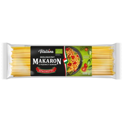 MAKARON (SEMOLINOWY) SPAGHETTI BIO 500 g - VITALIANA MAKARON (SEMOLINOWY) SPAGHETTI BIO 500 g - VITALIANA