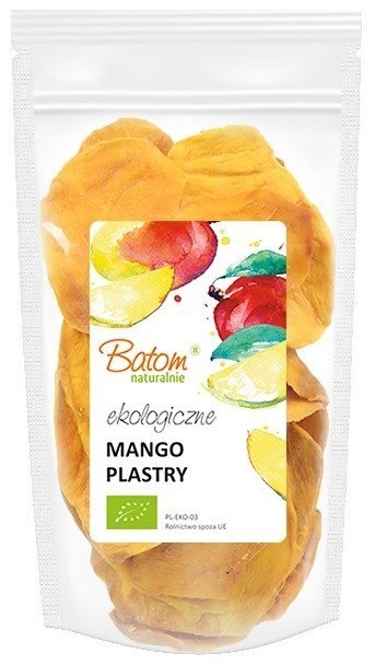 MANGO SUSZONE PLASTRY BIO 200 g - BATOM MANGO SUSZONE PLASTRY BIO 200 g - BATOM