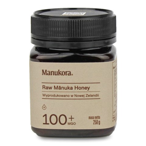 MIÓD MANUKA RAW MGO 100+ 250 g - MANUKORA MIÓD MANUKA RAW MGO 100+ 250 g - MANUKORA