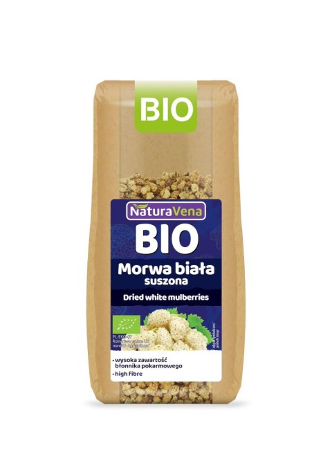 MORWA BIAŁA SUSZONA BIO 100 g - NATURAVENA MORWA BIAŁA SUSZONA BIO 100 g - NATURAVENA