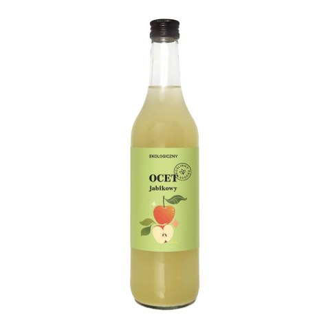 OCET JABŁKOWY 4 % NIEFILTROWANY BIO 500 ml - DELIKATNA OCET JABŁKOWY 4 % NIEFILTROWANY BIO 500 ml - DELIKATNA