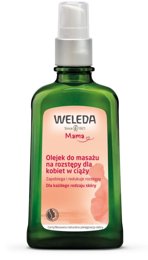 OLEJEK DO MASAŻU NA ROZSTĘPY DLA KOBIET W CIĄŻY ECO 100 ml - WELEDA OLEJEK DO MASAŻU NA ROZSTĘPY DLA KOBIET W CIĄŻY ECO 100 ml - WELEDA