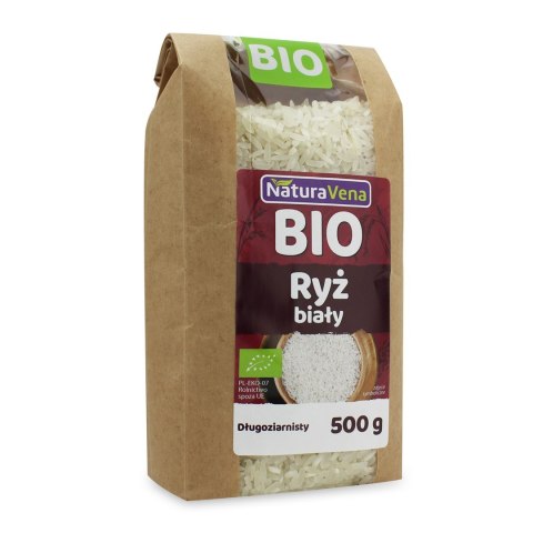 RYŻ BIAŁY DŁUGOZIARNISTY BIO 500 g - NATURAVENA RYŻ BIAŁY DŁUGOZIARNISTY BIO 500 g - NATURAVENA