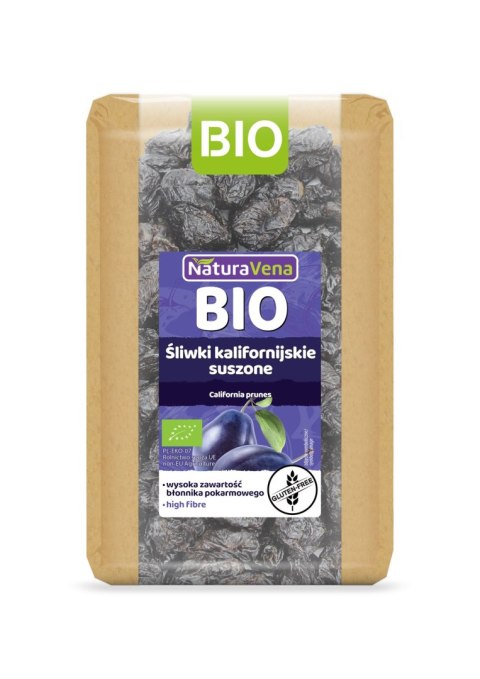ŚLIWKI KALIFORNIJSKIE SUSZONE BEZGLUTENOWE BIO 400 g - NATURAVENA ŚLIWKI KALIFORNIJSKIE SUSZONE BEZGLUTENOWE BIO 400 g - NATURAVENA