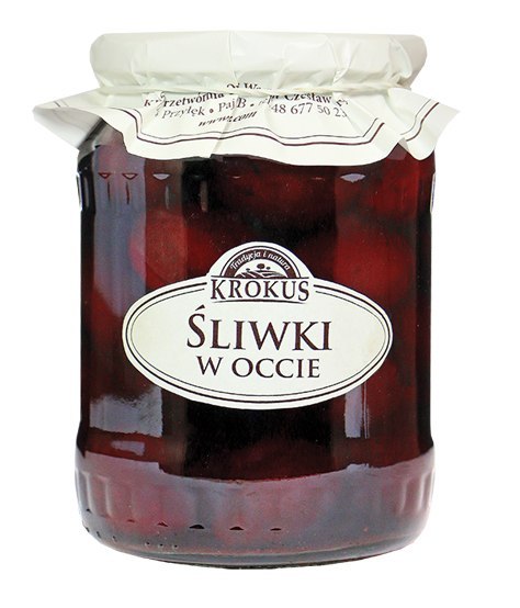 ŚLIWKI W OCCIE BEZGLUTENOWE 500 g (250 g) - KROKUS ŚLIWKI W OCCIE BEZGLUTENOWE 500 g (250 g) - KROKUS
