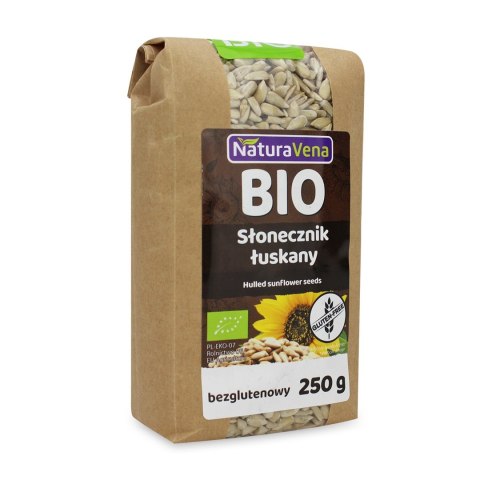 SŁONECZNIK ŁUSKANY BEZGLUTENOWY BIO 250 g - NATURAVENA SŁONECZNIK ŁUSKANY BEZGLUTENOWY BIO 250 g - NATURAVENA