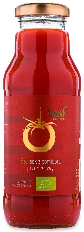 SOK POMIDOROWY PRZECIEROWY BIO 300 ml - VERO SOK POMIDOROWY PRZECIEROWY BIO 300 ml - VERO