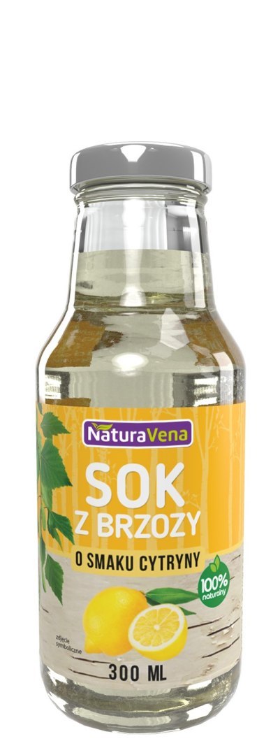 SOK Z BRZOZY Z CYTRYNĄ 330 ml - NATURAVENA SOK Z BRZOZY Z CYTRYNĄ 330 ml - NATURAVENA