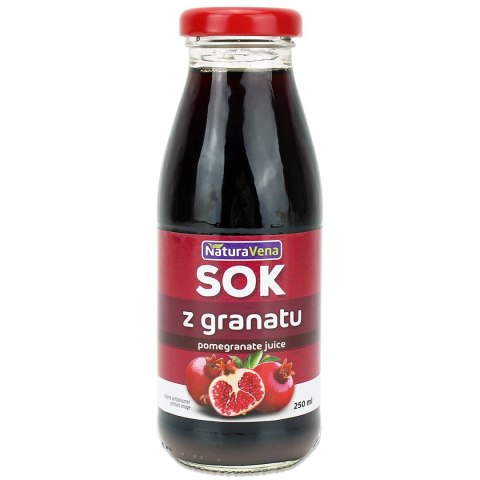 SOK Z GRANATU 100 % 250 ml - NATURAVENA SOK Z GRANATU 100 % 250 ml - NATURAVENA