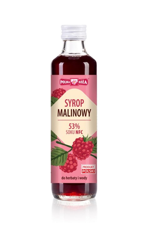 SYROP MALINOWY 250 ml - POLSKA RÓŻA SYROP MALINOWY 250 ml - POLSKA RÓŻA