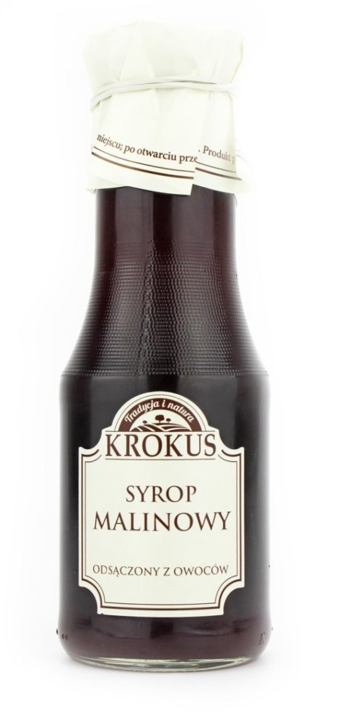 SYROP MALINOWY BEZGLUTENOWY 355 g (280 ml) - KROKUS SYROP MALINOWY BEZGLUTENOWY 355 g (280 ml) - KROKUS