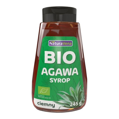 SYROP Z AGAWY CIEMNY BIO 245 g - NATURAVENA SYROP Z AGAWY CIEMNY BIO 245 g - NATURAVENA