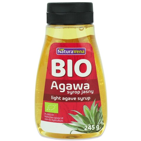 SYROP Z AGAWY JASNY BIO 245 g - NATURAVENA SYROP Z AGAWY JASNY BIO 245 g - NATURAVENA