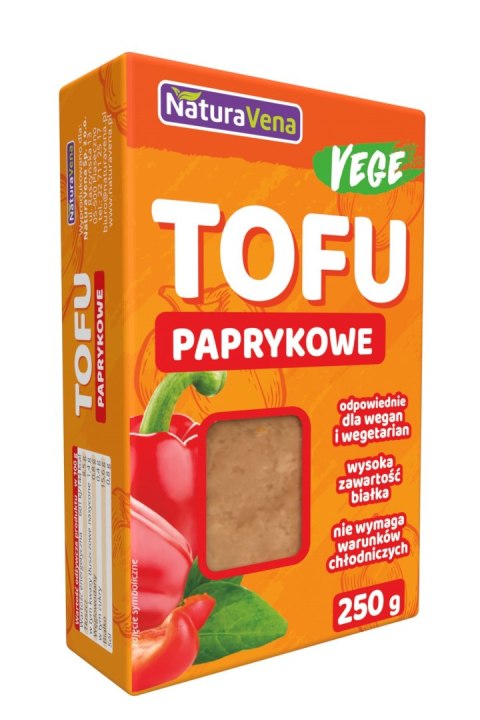 TOFU PAPRYKOWE 250 g - NATURAVENA TOFU PAPRYKOWE 250 g - NATURAVENA
