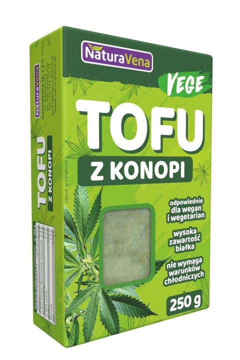 TOFU Z KONOPI 250 g - NATURAVENA TOFU Z KONOPI 250 g - NATURAVENA