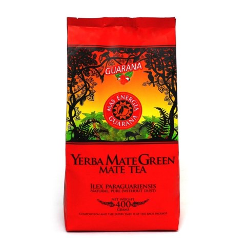 YERBA MATE GREEN MAS ENERGIA GUARANA 400 g - MATE GREEN YERBA MATE GREEN MAS ENERGIA GUARANA 400 g - MATE GREEN