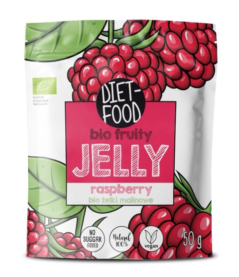 ŻELKI MALINOWE BIO 50 g - DIET-FOOD ŻELKI MALINOWE BIO 50 g - DIET-FOOD