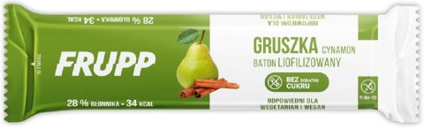 BATON LIOFILIZOWANY GRUSZKA - CYNAMON BEZGLUTENOWY 10 g - CELIKO (FRUPP) BATON LIOFILIZOWANY GRUSZKA - CYNAMON BEZGLUTENOWY 10 g - CELIKO (FRUPP)
