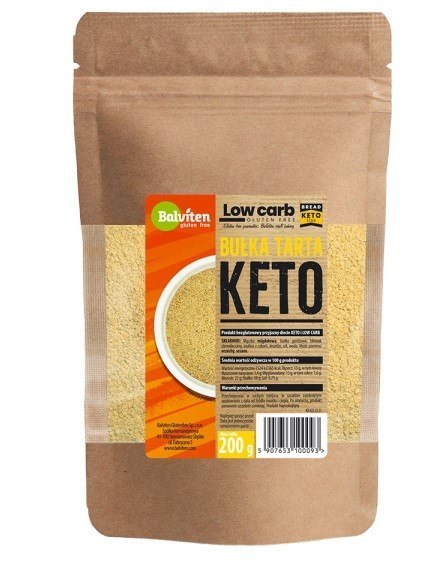BUŁKA TARTA KETO BEZGLUTENOWA 200 g - BALVITEN BUŁKA TARTA KETO BEZGLUTENOWA 200 g - BALVITEN