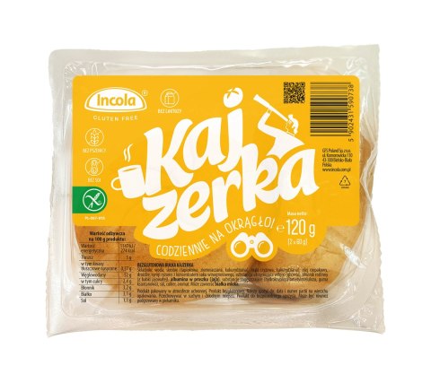 BUŁKI KAJZERKI BEZGLUTENOWE (2 szt.) 120 g - INCOLA BUŁKI KAJZERKI BEZGLUTENOWE (2 szt.) 120 g - INCOLA