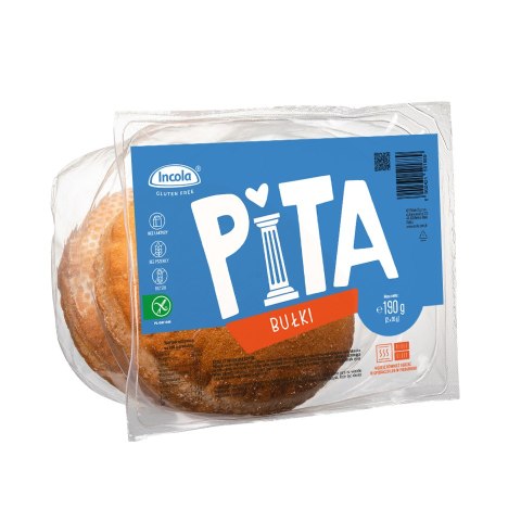 BUŁKI PITA BEZGLUTENOWE (2 szt.) 190 g - INCOLA BUŁKI PITA BEZGLUTENOWE (2 szt.) 190 g - INCOLA