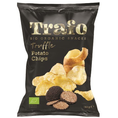 CHIPSY ZIEMNIACZANE O SMAKU CZARNEJ TRUFLI BIO 100 g - TRAFO CHIPSY ZIEMNIACZANE O SMAKU CZARNEJ TRUFLI BIO 100 g - TRAFO
