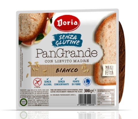 CHLEB TOSTOWY JASNY KROJONY (MAXI KROMKI) BEZGLUTENOWY 300 g - DORIA CHLEB TOSTOWY JASNY KROJONY (MAXI KROMKI) BEZGLUTENOWY 300 g - DORIA