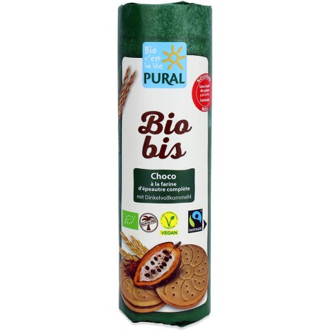 CIASTKA MARKIZY ORKISZOWE Z KREMEM KAKAOWYM WEGAŃSKIE FAIR TRADE BIO 320 g - PURAL (BIO BIS) CIASTKA MARKIZY ORKISZOWE Z KREMEM KAKAOWYM WEGAŃSKIE FAIR TRADE BIO 320 g - PURAL (BIO BIS)