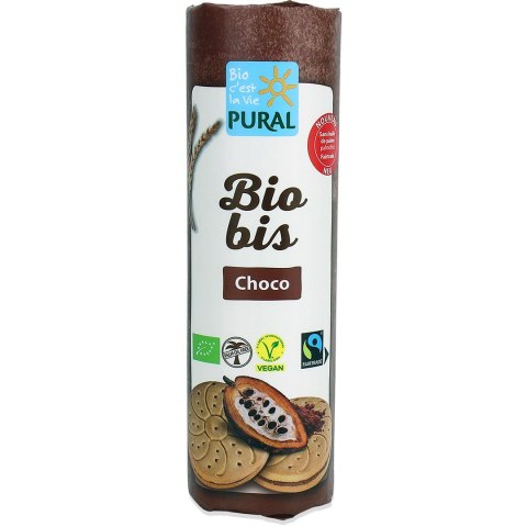 CIASTKA MARKIZY Z KREMEM KAKAOWYM WEGAŃSKIE FAIR TRADE BIO 320 g - PURAL (BIO BIS) CIASTKA MARKIZY Z KREMEM KAKAOWYM WEGAŃSKIE FAIR TRADE BIO 320 g - PURAL (BIO BIS)