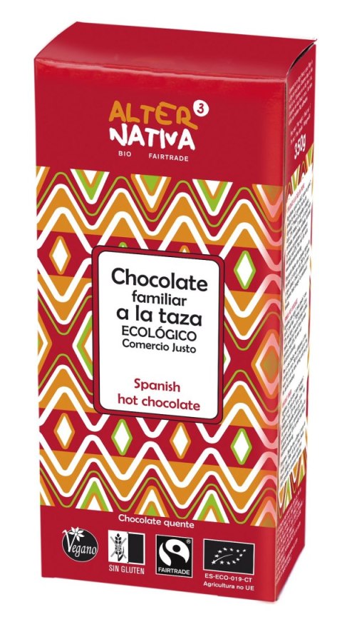 CZEKOLADA DO PICIA NA GORĄCO FAIR TRADE BEZGLUTENOWA BIO 350 g - ALTERNATIVA CZEKOLADA DO PICIA NA GORĄCO FAIR TRADE BEZGLUTENOWA BIO 350 g - ALTERNATIVA