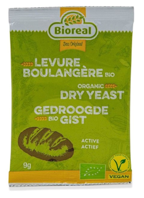 DROŻDŻE AKTYWNE SUSZONE BIO 9 g - BIOREAL DROŻDŻE AKTYWNE SUSZONE BIO 9 g - BIOREAL