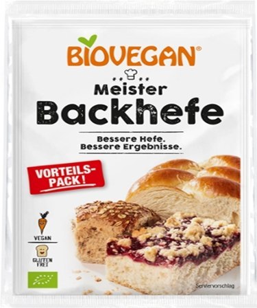DROŻDŻE SUSZONE BEZGLUTENOWE BIO (3 x 7 g) 21 g - BIOVEGAN DROŻDŻE SUSZONE BEZGLUTENOWE BIO (3 x 7 g) 21 g - BIOVEGAN