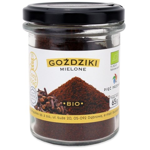 GOŹDZIKI MIELONE BEZGLUTENOWE BIO 65 g - PIĘĆ PRZEMIAN GOŹDZIKI MIELONE BEZGLUTENOWE BIO 65 g - PIĘĆ PRZEMIAN