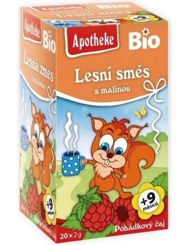 HERBATKA DLA DZIECI - OWOCE LEŚNE Z MALINĄ PO 9 MIESIĄCU BIO (20 x 2 g) 40 g - APOTHEKE HERBATKA DLA DZIECI - OWOCE LEŚNE Z MALINĄ PO 9 MIESIĄCU BIO (20 x 2 g) 40 g - APOTHEKE