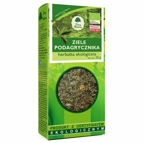 HERBATKA ZIELE PODAGRYCZNIKA BIO 25 g - DARY NATURY HERBATKA ZIELE PODAGRYCZNIKA BIO 25 g - DARY NATURY