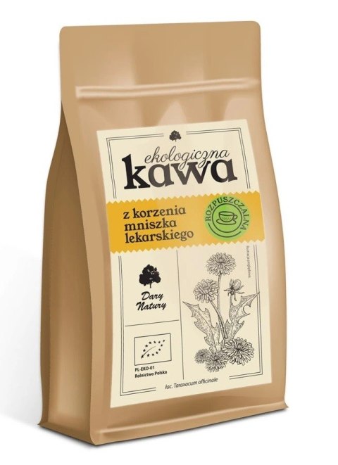 KAWA ROZPUSZCZALNA Z KORZENIA MNISZKA LEKARSKIEGO BIO 100 g - DARY NATURY KAWA ROZPUSZCZALNA Z KORZENIA MNISZKA LEKARSKIEGO BIO 100 g - DARY NATURY