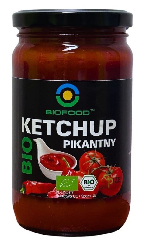 KETCHUP PIKANTNY BEZGLUTENOWY BIO 350 g - BIO FOOD KETCHUP PIKANTNY BEZGLUTENOWY BIO 350 g - BIO FOOD