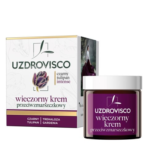 KREM DO TWARZY PRZECIWZMARSZCZKOWY NA NOC 50 ml - UZDROVISCO (CZARNY TULIPAN INTENSE) KREM DO TWARZY PRZECIWZMARSZCZKOWY NA NOC 50 ml - UZDROVISCO (CZARNY TULIPAN INTENSE)