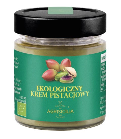 KREM PISTACJOWY BIO 200 g - AGRISICILIA KREM PISTACJOWY BIO 200 g - AGRISICILIA