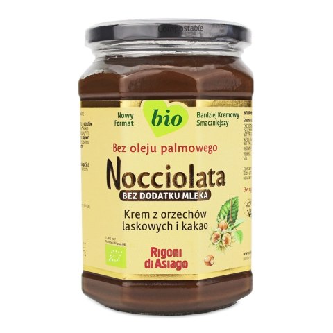 KREM Z ORZECHÓW LASKOWYCH I KAKAO BEZ DODATKU MLEKA BEZGLUTENOWY BIO 650 g - RIGONI DI ASIAGO (NOCCIOLATA) KREM Z ORZECHÓW LASKOWYCH I KAKAO BEZ DODATKU MLEKA BEZGLUTENOWY BIO 650 g - RIGONI DI ASIAGO (NOCCIOLATA)