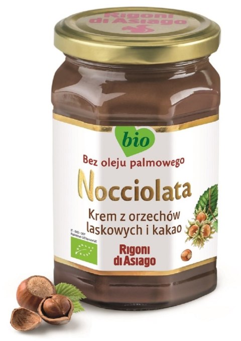KREM Z ORZECHÓW LASKOWYCH I KAKAO BEZGLUTENOWY BIO 250 g - RIGONI DI ASIAGO (NOCCIOLATA) KREM Z ORZECHÓW LASKOWYCH I KAKAO BEZGLUTENOWY BIO 250 g - RIGONI DI ASIAGO (NOCCIOLATA)