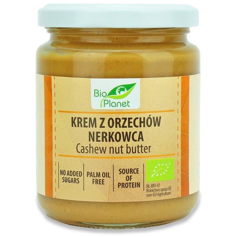KREM Z PRAŻONYCH ORZECHÓW NERKOWCA BIO 250 g - BIO PLANET KREM Z PRAŻONYCH ORZECHÓW NERKOWCA BIO 250 g - BIO PLANET