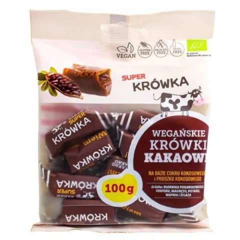 KRÓWKI KAKAOWE BEZMLECZNE BEZGLUTENOWE BIO 100 g - ME GUSTO (SUPER KRÓWKA) KRÓWKI KAKAOWE BEZMLECZNE BEZGLUTENOWE BIO 100 g - ME GUSTO (SUPER KRÓWKA)
