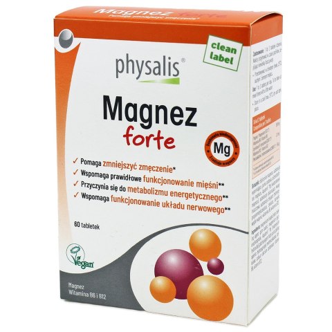 MAGNEZ FORTE 60 TABLETEK - PHYSALIS MAGNEZ FORTE 60 TABLETEK - PHYSALIS