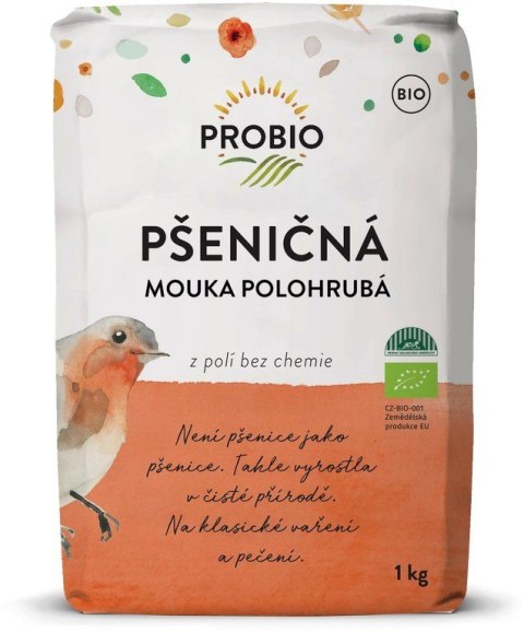 MĄKA PSZENNA KRUPCZATKA TYP 450 BIO 1 kg - PROBIO MĄKA PSZENNA KRUPCZATKA TYP 450 BIO 1 kg - PROBIO